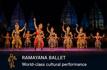 Prambanan Heritage & Ramayana Ballet Experience (1 Day)